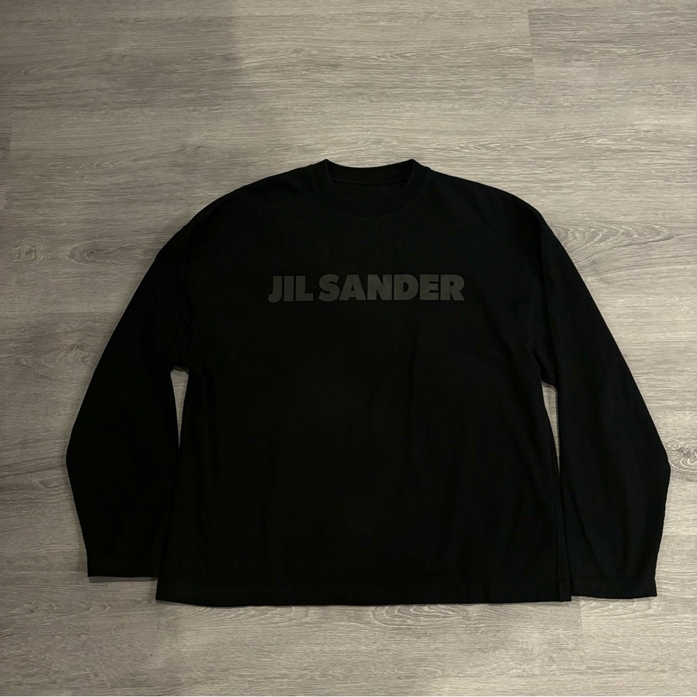 Jil Sander Black Long Sleeve Tee